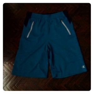 I am blue Champion shorts.